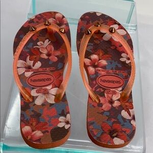 Kids Havaianas Sz 27-28 (11/12C) Rubber Flip Flops